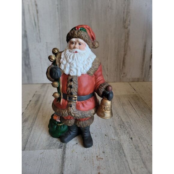 Traditions porcelain Vintage Santa Claus gifts ornament Xmas figure - Picture 3 of 7